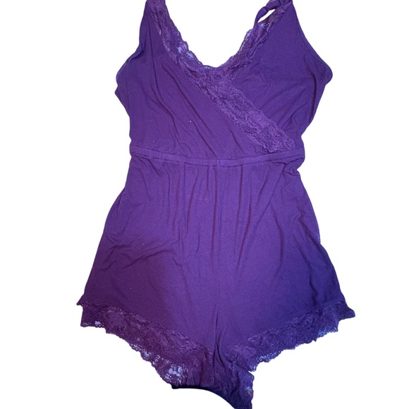 Torrid Super Soft Lace Purple Babydoll sleepwear lingerie - Picture 2 of 7